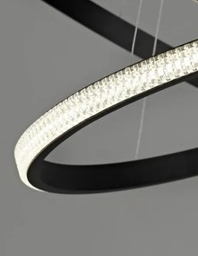 LED luster Nager 59 čierne