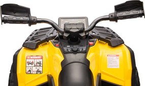 LEAN CARS Štvorkolka Can Am Outlander 4x4 DK-CA005 žltá