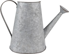 2ks plechové antik obaly na kvetináče v tvare kanvy v saku - 40*16*29 / 32*14*24 cm