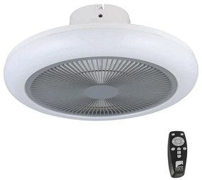 Eglo 35138 - LED Stmievateľný stropní ventilátor KOSTRENA LED/25,5W/230V šedá +DO