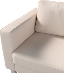 Poťah na sedačku Karlstad (nerozkladací, 3-miestny, krátky) farba produktu ružová látka zapletaná