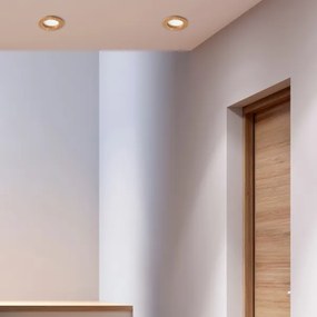 LED zapustené svietidlo WOODY SPOT LED/5,5W/230V 4000K dub pr. 10 cm