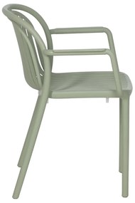 Zelená plastová jedálenská stolička Alia – Ixia