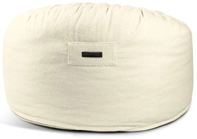 Hnedý sedací vak z textílie buklé Om 110 – SLOWDOWN