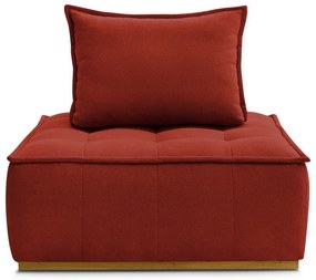 Ženilkové kreslo v tehlovej farbe Elisa – Bobochic Paris