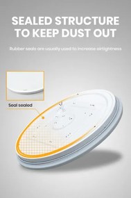 Brilagi - LED stmievateľné stropné svietidlo SMART STARS LED/36W/230V, priemer 48 cm, Wi-Fi Tuya + diaľkový ovládač