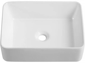 Cerano Lorenzo, keramické umývadlo na dosku 480x370x135 mm, biela lesklá, CER-CER-417173