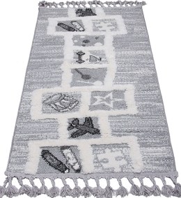 Koberec London 282 GREY rozmery koberec: 133x190 cm