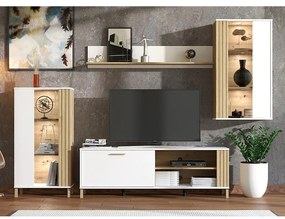 Obývacia Stena Bestia Artisan/Biela 11013735