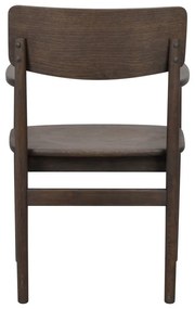 Tmavohnedá jedálenská stolička z dubového dreva Maidstone – Rowico