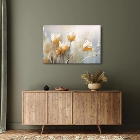 Obraz - Maľba tulipánov (90x60 cm)