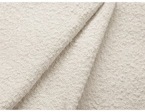 Béžová rozkladacia/s úložným priestorom rohová pohovka z textílie buklé (ľavý roh/s leňoškou) Kyoto – Cosmopolitan Design