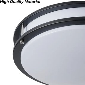 Brilagi - Stropné svietidlo ELARO 4xE27/40W/230V, priemer 41 cm, čierne