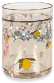 Konges Sløjd Detský trblietavý pohárik Blue mix 180 ml Lemon