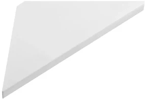 Sapho Sapho, ABELINE rohová polica Rockstone 250x250mm, biela matná, AE250-0101