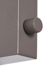 Hnedé nástenné svietidlo Crea – Hübsch