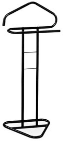 Moderný kovový nemý sluha Autronic 81119 BK – čierny matný, 108 cm