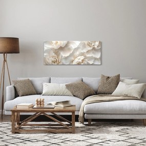 Obraz - Jemné pivonky (120x50 cm)