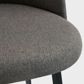 Jedálenská stolička AMPLA tmavosivá 741944