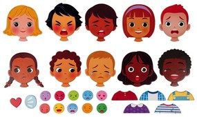 Magnetická skladačka – emócie