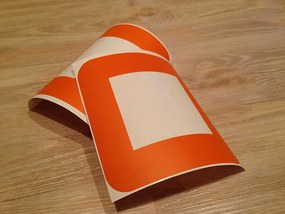 Nálepka pod vypínač zaoblená nálepka na stenu 14 × 14 cm