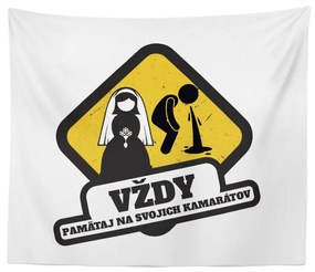 Sablio Deka Vždy pamätaj na svojich kamarátov: 150x120 cm
