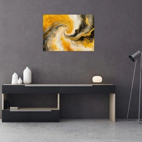 Sklenený obraz - Špirálna abstrakcia (70x50 cm)