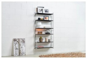 Trojposchodový regál Metaltex Libro, šírka 70 cm