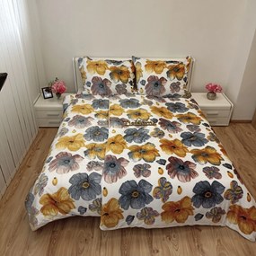 Mikroplyšové obliečky Daisy 200x140cm+90x70cm TiaHome