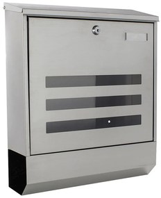 Kombinovaná schránka na noviny a listy JUBILEE 40, nerez