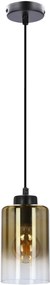 Candellux Aspra závesné svietidlo 1x60 W čierna 31-16256