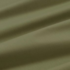 Goldea hranatý obrus 100% bavlnené plátno - olivový 120 x 120 cm