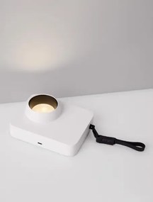 LED stmievateľná biela stolná lampa Kedros 2