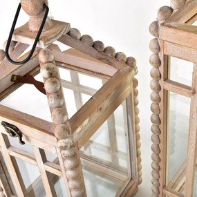 Sada 2 ks luceren LOKKE Lulua XL+L béžová