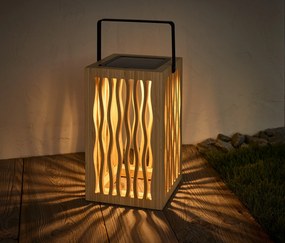 Bambusový solárny lampión, veľký