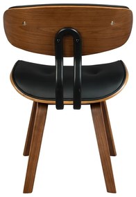 Čierna stolička Dutchbone Blackwood