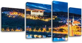 Obraz na plátne 4 dielny SLOVENSKO SK018E40