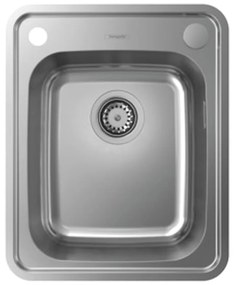 Hansgrohe S41 - S412-F340 Vstavaný drez 340/400, nerezová oceľ 43334800