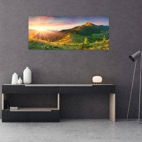 Obraz - Letná krajina (120x50 cm)