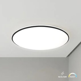 LED stropné svietidlo HUGO LED/16/24/32W/230V 3000/4000/6500K pr. 37 cm IP54 čierna