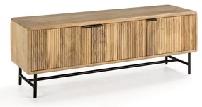 TV stolík z mangového dreva v prírodnej farbe 145x50x40 cm Mundra – MOME