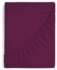 Napínacie prestieradlo na posteľ - Purple Jersey 180/200/25