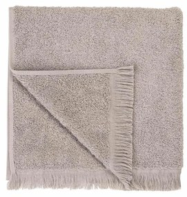 Sivý/hnedý bavlnený uterák 50x100 cm FRINO – Blomus