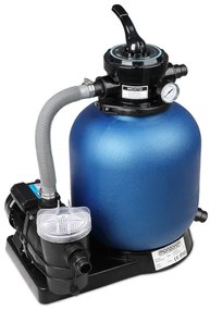 InternetovaZahrada Pieskový filtračný systém 11 000 l/h s predfiltrom
