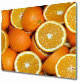 Sklenená doska na krájanie Polovice oranžové 60x52 cm