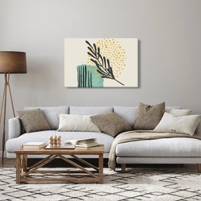 Obraz - Abstraktné listy N⁰3 (90x60 cm)