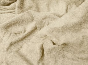 Froté plachta MOLTON cappuccino 180 x 200 cm