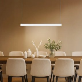 LED Luster na lanku LINEA LED/36W/230V 3000/4000/5700K CRI 90 biela