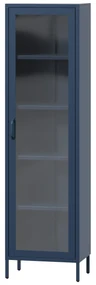 Vitrína  LUIGI, 500 x 1800 x 350 mm, Modern: farba granátová