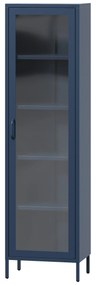 Vitrína  LUIGI, 500 x 1800 x 350 mm, Modern: farba granátová